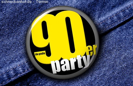 90er-Party Werbeplakat