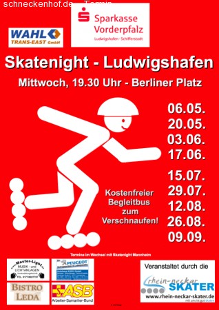 1. Skatenight Lu Werbeplakat