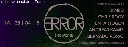 Error Showcase #5 Werbeplakat