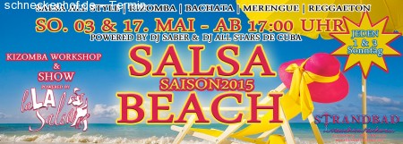 Salsa Beach Saison 2015 Opening Werbeplakat