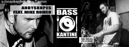 Basskantine präsentiert Andy Skopes Werbeplakat