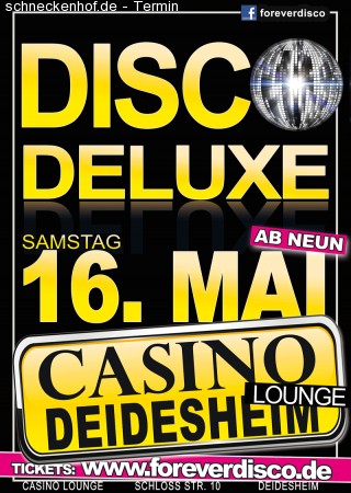 Disco Deluxe „Zum Wohl die Pfalz“ Werbeplakat