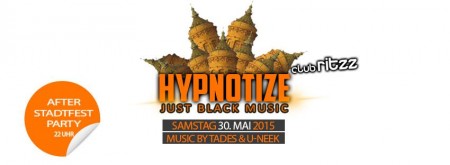 Hypnotize - Stadtfest Afterparty Werbeplakat