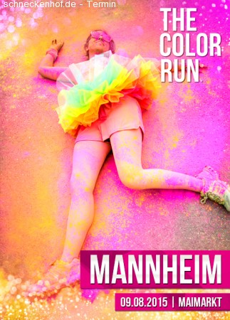 The Color Run Mannheim Werbeplakat
