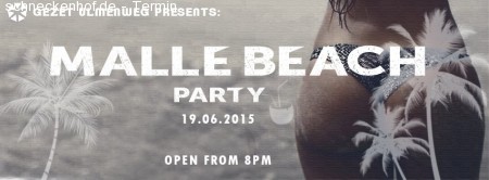 Malle Beach Party Werbeplakat