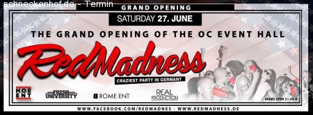 Red Madness Summer Special Grand Opening Werbeplakat