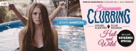 Summer Clubbing Werbeplakat