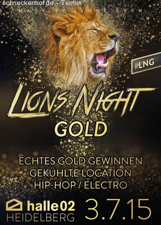 Lions Night Werbeplakat
