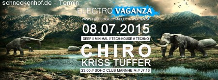 Electrovaganza • Chiro in the Mix Werbeplakat