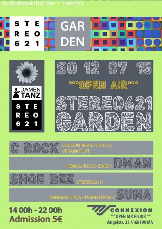 Stereo621 Garden pres. C-Rock Werbeplakat