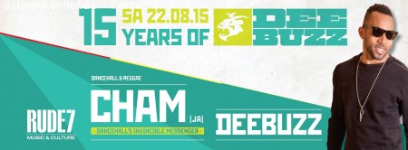15 Years of Deebuzz with Cham Werbeplakat