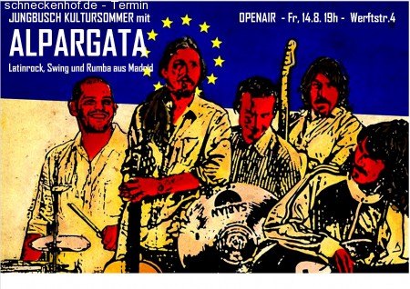 Alpargata (Latinrock, Swing und Rumba) Werbeplakat