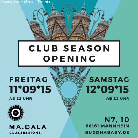 Club Season Opening Werbeplakat