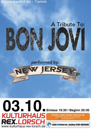 New Jersey (Bon Jovi) Werbeplakat