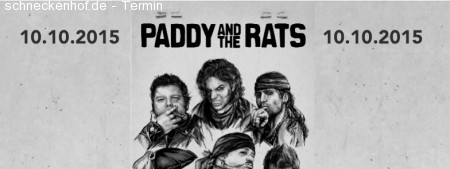 Paddy & The Rats (Celtik Folk Punk) Werbeplakat