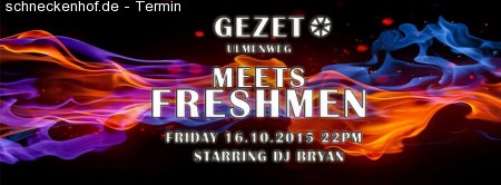GeZet meets freshmen Werbeplakat