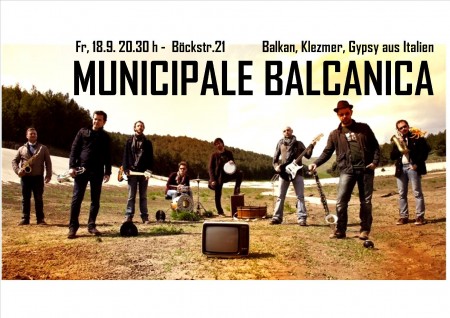 Municipale Balcanica Werbeplakat
