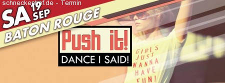 Push it! - Grand Opening Werbeplakat