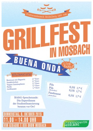 Grillfest in Mosbach Werbeplakat