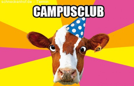 Campus Club zum Semesterstart Werbeplakat