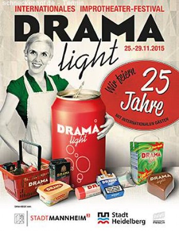 DRAMA light - Theatersport Werbeplakat