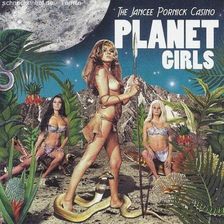 Jancee Pornick Casino - Surf Rock'n'Roll Werbeplakat