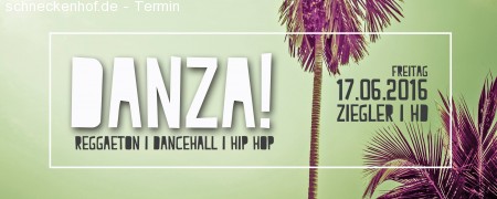 DANZA! Reggaeton / Dancehall / Hip Hop Werbeplakat