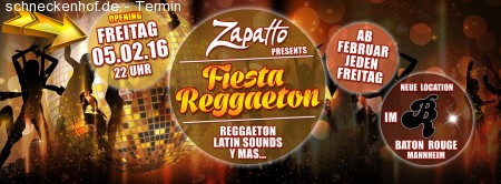 Fiesta Reggaeton by Zapatto Werbeplakat