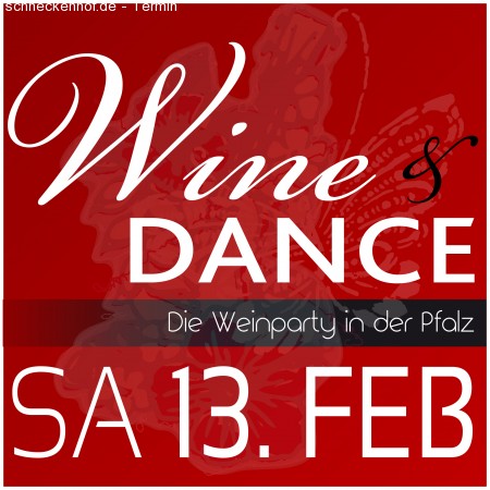 Wine & Dance Werbeplakat
