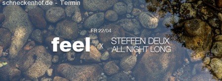 feel: Steffen Deux all night long Werbeplakat