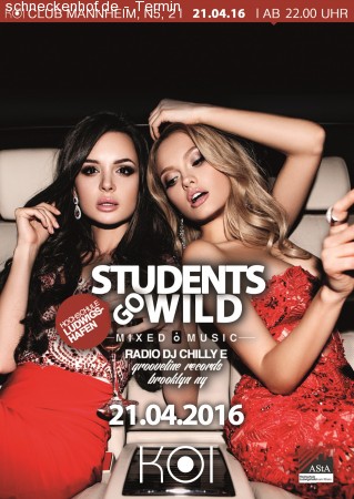 Students Go Wild Werbeplakat