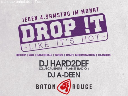 Drop it like it`s hot! Werbeplakat