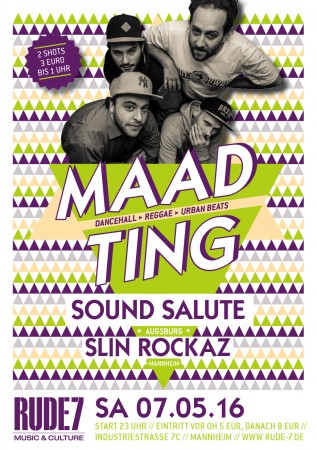 Maad Ting - Dancehall & Tropical Werbeplakat
