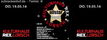 Kulturhaus REX. Lorsch Allstar Band Werbeplakat