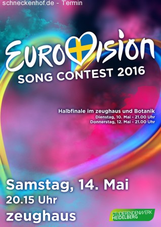 ICI-Club: Eurovision Song Contest Finale Werbeplakat
