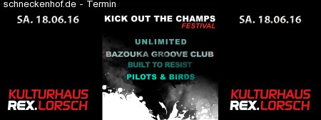 Kick Out The Champs Festival Werbeplakat