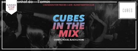 Summer In The City // CUBES In The Mix Werbeplakat