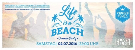 Venice Beach Summer Party Werbeplakat