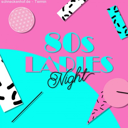 80s Ladies Night Werbeplakat