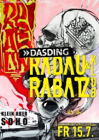 Radau & Rabatz Werbeplakat