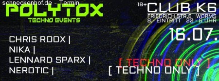 Polytox Techno Only Werbeplakat