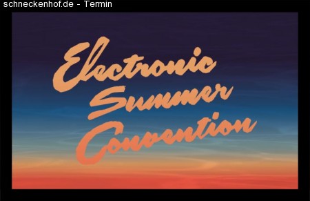 Electronic Summer Convention Werbeplakat