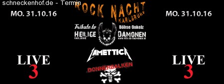 Rock Nacht Karlsruhe Werbeplakat