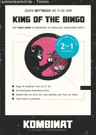 King Of The Bingo / Feierabend-Party Werbeplakat