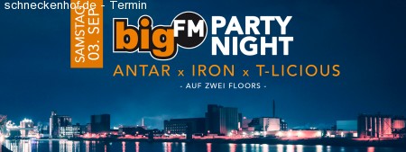BigFM Party Night auf zwei Floors Werbeplakat