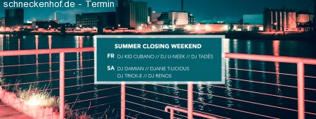 Summer Closing Weekend Werbeplakat