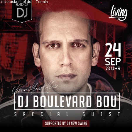 DJ Boulevard Bou Werbeplakat