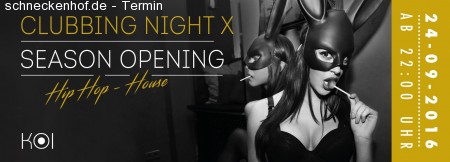 Clubbing Night x Season Opening Werbeplakat