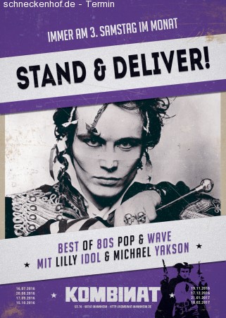 Stand & Deliver - Best Of 80s Pop & Wave Werbeplakat