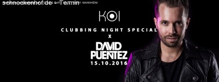 Clubbing Night Special mit David Puentez Werbeplakat